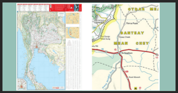 Carte Thaïlande : Carte Michelin&nbsp;Thaïlande